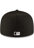 New Era Chicago White Sox Mens Black 2005 World Series Side Patch 59FIFTY Fitted Hat