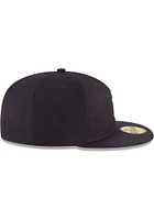 New Era York Yankees Mens Navy Blue World Series Side Patch 59FIFTY Fitted Hat