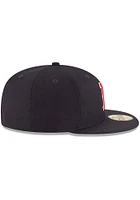 New Era Boston Red Sox Mens Navy Blue 2004 World Series Side Patch 59FIFTY Fitted Hat