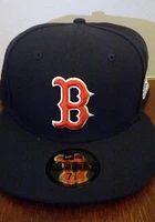New Era Boston Red Sox Mens Navy Blue 2004 World Series Side Patch 59FIFTY Fitted Hat