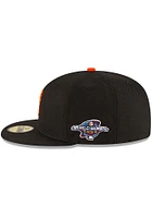New Era San Francisco Giants Mens Black 2002 World Series Side Patch 59FIFTY Fitted Hat