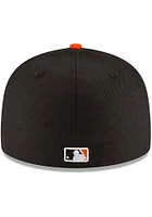 New Era San Francisco Giants Mens Black 2002 World Series Side Patch 59FIFTY Fitted Hat