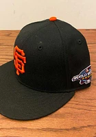 New Era San Francisco Giants Mens Black 2002 World Series Side Patch 59FIFTY Fitted Hat