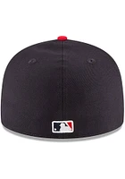 New Era Atlanta Braves Mens Navy Blue 1995 World Series Side Patch 59FIFTY Fitted Hat