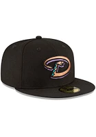 New Era Arizona Diamondbacks Mens Black 2001 World Series Side Patch 59FIFTY Fitted Hat