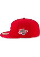 New Era Cincinnati Reds Mens Red 1990 World Series Side Patch 59FIFTY Fitted Hat