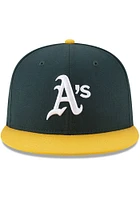 New Era Oakland Athletics Mens Green 1989 World Series Side Patch 59FIFTY Fitted Hat