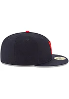New Era Washington Nationals Mens Navy Blue Senators Cooperstown Fitted Hat