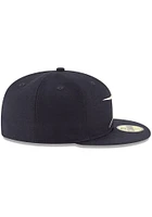 New Era Houston Astros Mens Navy Blue Cooperstown 59FIFTY Fitted Hat