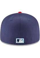 New Era Los Angeles Angels Mens Navy Blue Cooperstown 59FIFTY Fitted Hat