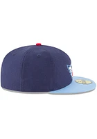 New Era Los Angeles Angels Mens Navy Blue Cooperstown 59FIFTY Fitted Hat