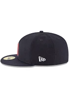 New Era Los Angeles Angels Mens Navy Blue California Cooperstown 59FIFTY Fitted Hat