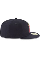 New Era Los Angeles Angels Mens Navy Blue California Cooperstown 59FIFTY Fitted Hat