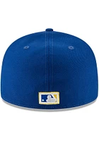 New Era Milwaukee Brewers Mens Blue Cooperstown 59FIFTY Fitted Hat