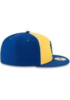New Era Milwaukee Brewers Mens Blue Cooperstown 59FIFTY Fitted Hat