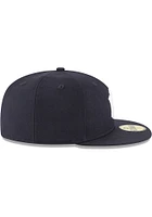 New Era York Yankees Mens Navy Blue Cooperstown 59FIFTY Fitted Hat