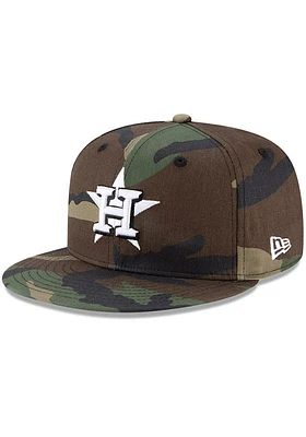 New Era Houston Astros Green Fashion 9FIFTY Mens Snapback Hat