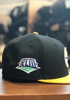 New Era Pittsburgh Steelers Mens Black Super Bowl XLIII Side Patch 59FIFTY Fitted Hat