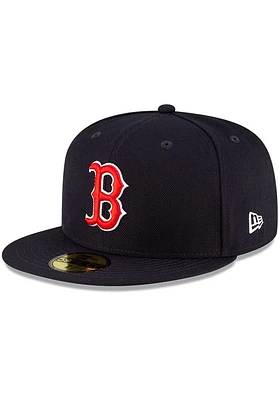 New Era Boston Red Sox Mens Navy Blue QT Pink Undervisor 59FIFTY Fitted Hat