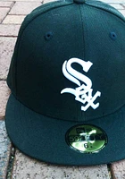 New Era Chicago White Sox Mens Black QT Pink Undervisor 59FIFTY Fitted Hat