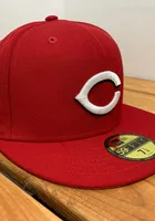 New Era Cincinnati Reds Mens Red QT Pink Undervisor 59FIFTY Fitted Hat