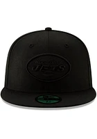 New Era York Jets Mens Black on 59FIFTY Fitted Hat