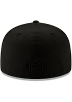 New Era York Jets Mens Black on 59FIFTY Fitted Hat