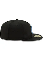 New Era Indianapolis Colts Mens Black Basic 59FIFTY Iconic Fitted Hat