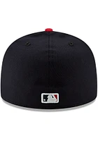 New Era Atlanta Braves Mens Navy Blue AC Home 59FIFTY Fitted Hat