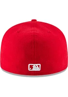 New Era York Yankees Mens Red Basic 59FIFTY Fitted Hat