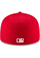 New Era Los Angeles Dodgers Mens Red Basic 59FIFTY Fitted Hat