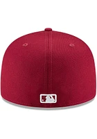 New Era Los Angeles Dodgers Mens Maroon Basic 59FIFTY Fitted Hat