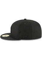 New Era Atlanta Braves Mens Black on 59FIFTY Fitted Hat
