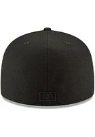 New Era Atlanta Braves Mens Black on 59FIFTY Fitted Hat