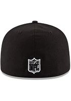 New Era Las Vegas Raiders Mens Black and White 59FIFTY Fitted Hat
