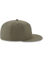 New Era Los Angeles Dodgers Mens Olive Basic 59FIFTY Fitted Hat