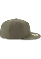 New Era Boston Red Sox Mens Olive Basic 59FIFTY Fitted Hat