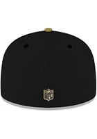 New Era Orleans Saints Mens Black Super Bowl XLIV Side Patch 59FIFTY Fitted Hat