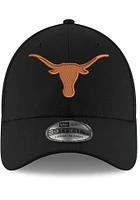 New Era Texas Longhorns Mens Black 39THIRTY Sport Flex Hat