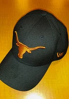 New Era Texas Longhorns Mens Black 39THIRTY Sport Flex Hat