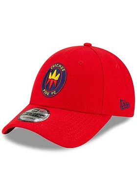 New Era Chicago Fire Secondary 9FORTY Adjustable Hat - Red
