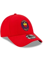 New Era Chicago Fire Secondary 9FORTY Adjustable Hat - Red