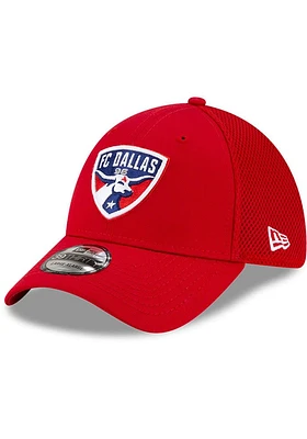 New Era FC Dallas Mens Red Team Neo 39THIRTY Flex Hat