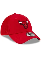 New Era Chicago Bulls Mens Red Team Neo 39THIRTY Flex Hat