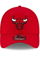New Era Chicago Bulls Mens Red Team Neo 39THIRTY Flex Hat