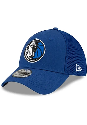 New Era Dallas Mavericks Mens Blue Team Neo 39THIRTY Classic Flex Hat