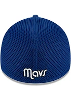 New Era Dallas Mavericks Mens Blue Team Neo 39THIRTY Classic Flex Hat