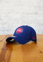 New Era Detroit Pistons Mens Blue Team Neo 39THIRTY Flex Hat
