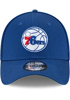 New Era Philadelphia 76ers Mens Blue Team Neo 39THIRTY Flex Hat