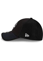 New Era Philadelphia 76ers Mens Black and White Neo 39THIRTY Flex Hat